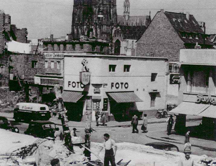 Photo Ring Koeln Krebsgasse 1950 Bomben-Truemmer Beseitigung